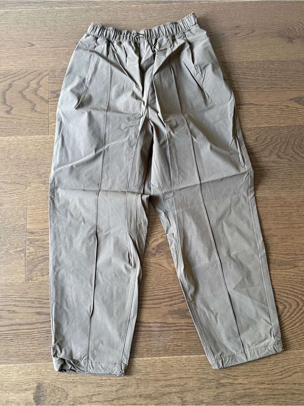 Family Mart Men's Elastic-Waist Chinos in Taupe